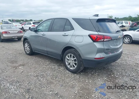 2024 Chevrolet Equinox Fwd Ls из США, поврежденный, VIN 3GNAXHEG4RL199498